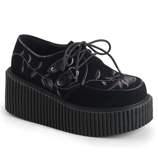 Scarpe Creepers Demonia Creepers Shoes 219 Donna Nere | MR4816902