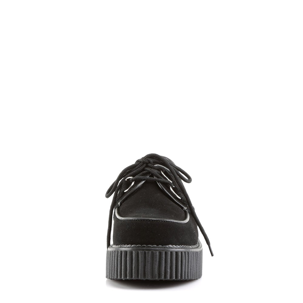 Scarpe Creepers Demonia Creepers Shoes 101 Donna Nere | TE1730865