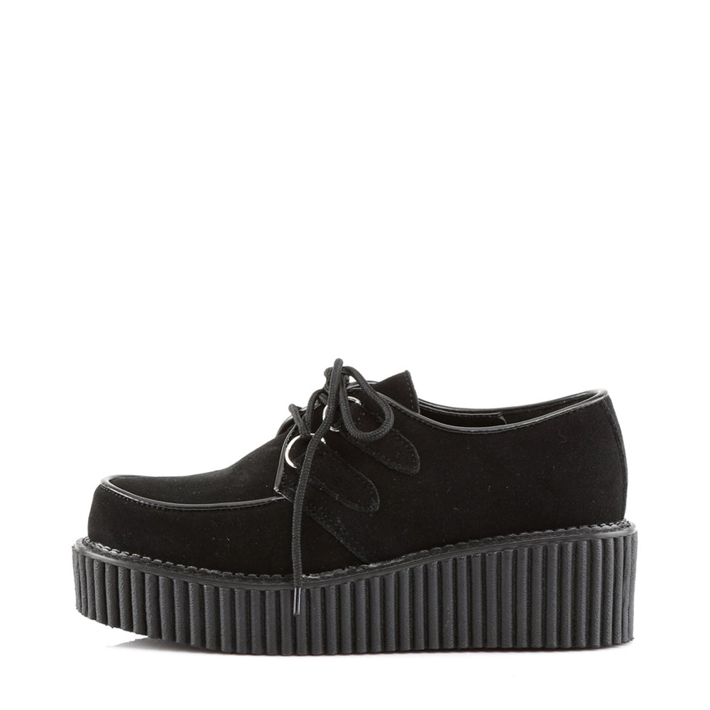 Scarpe Creepers Demonia Creepers Shoes 101 Donna Nere | TE1730865