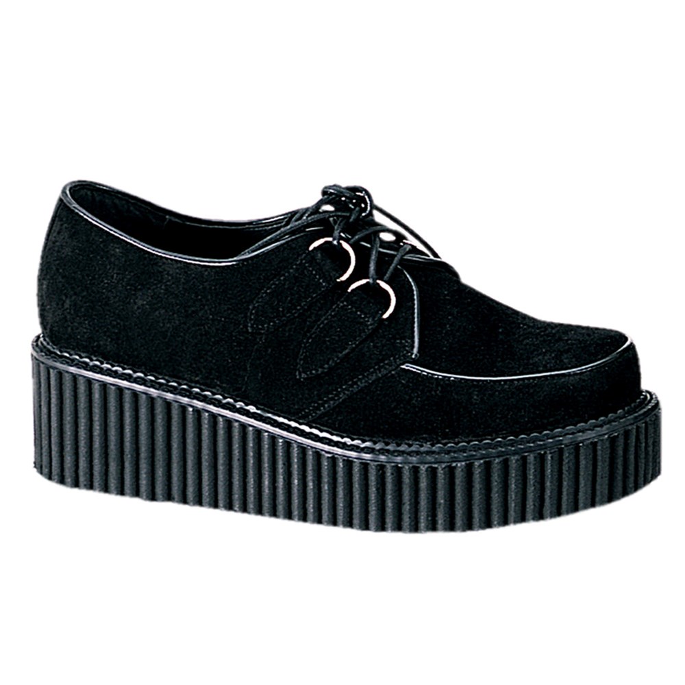 Scarpe Creepers Demonia Creepers Shoes 101 Donna Nere | TE1730865