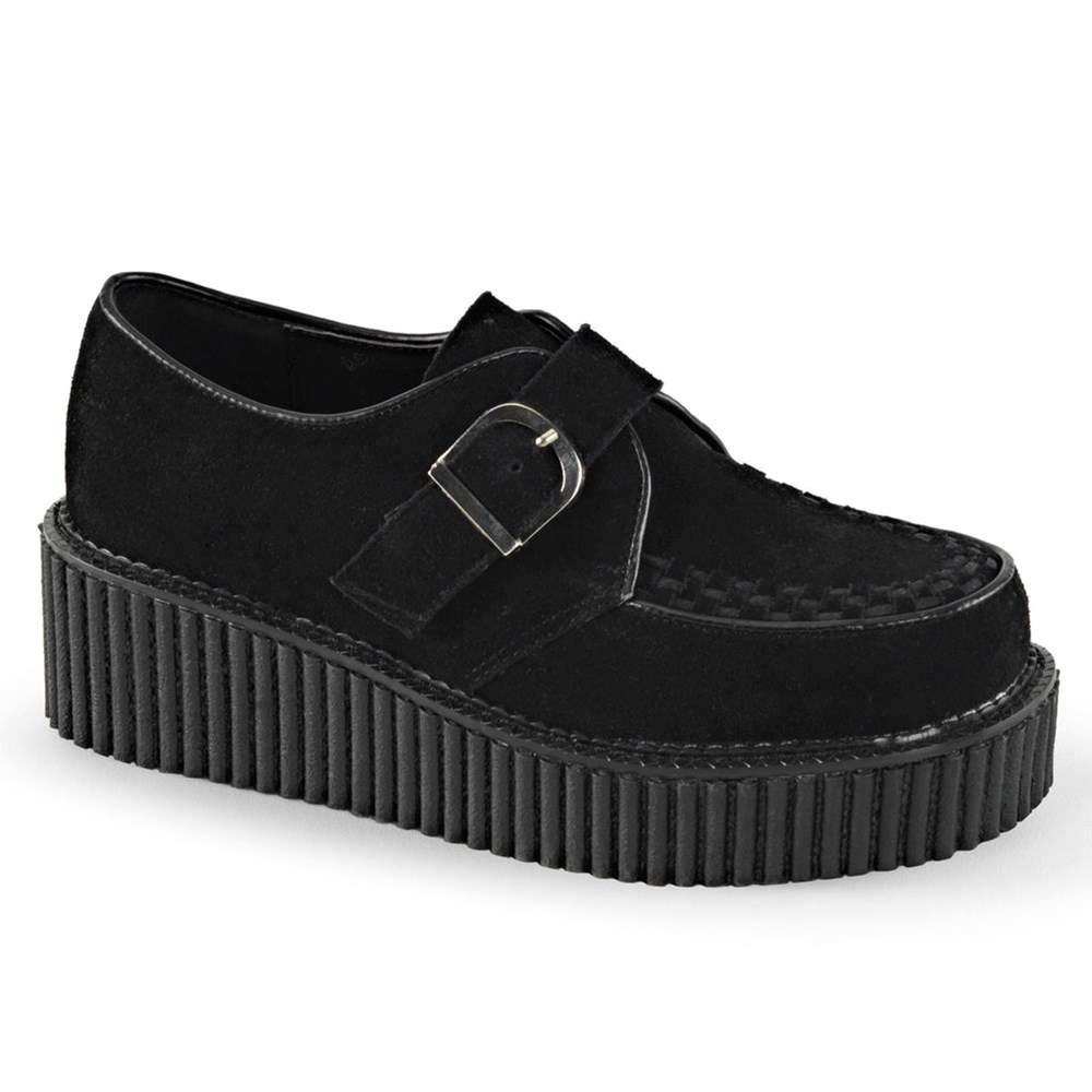 Scarpe Creepers Demonia Creepers Shoes 118 Donna Nere | XV5763924