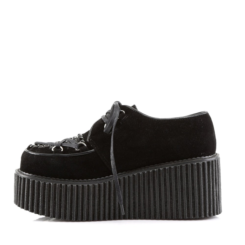 Scarpe Creepers Demonia Creepers Shoes 216 Donna Nere | BI5726834