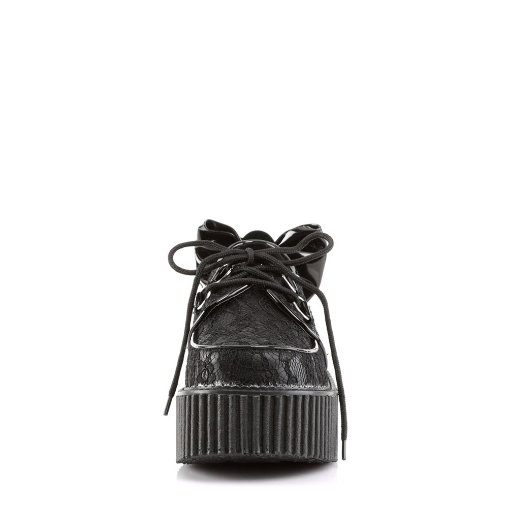 Scarpe Creepers Demonia Creepers Shoes 212 Donna Nere | WS9023461