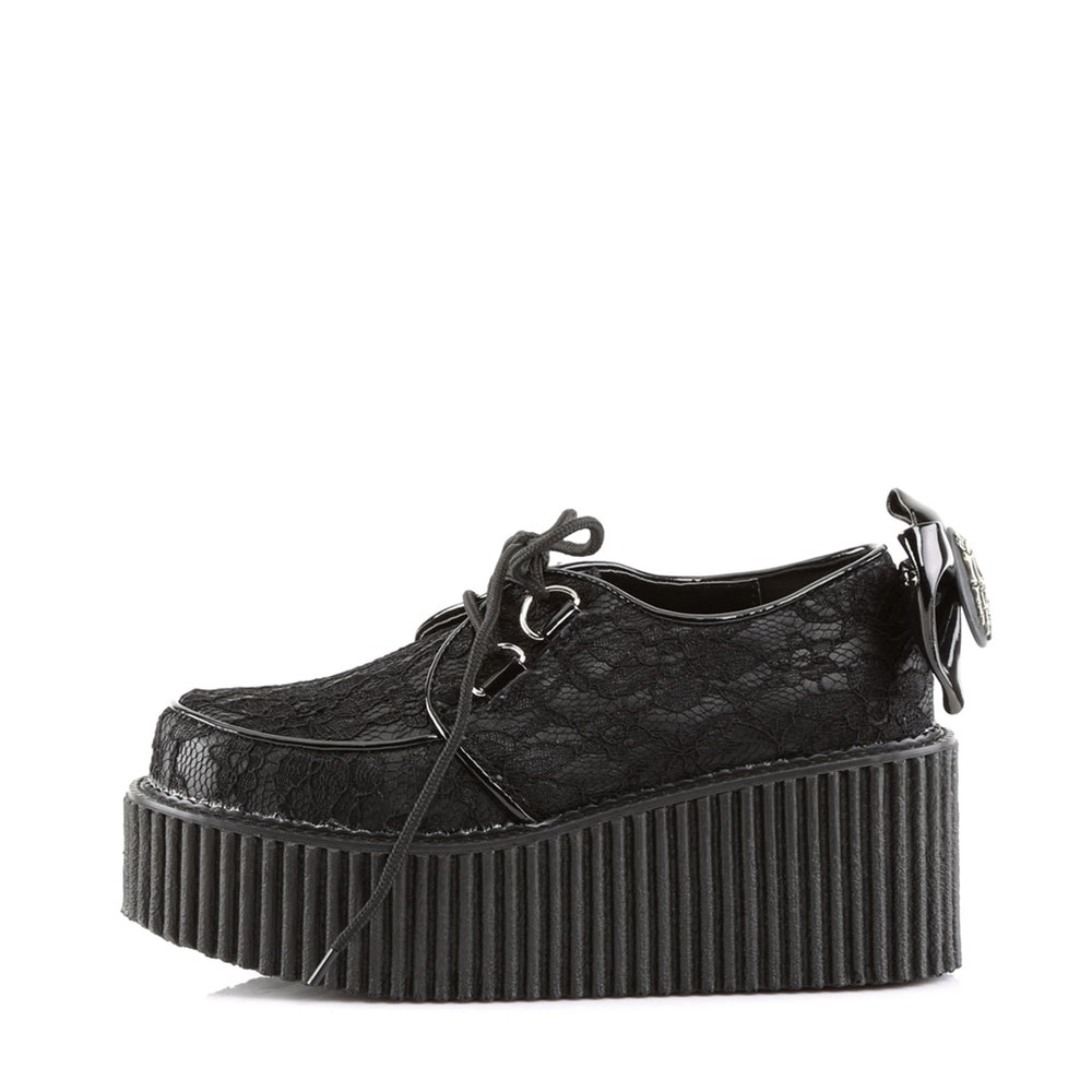 Scarpe Creepers Demonia Creepers Shoes 212 Donna Nere | WS9023461