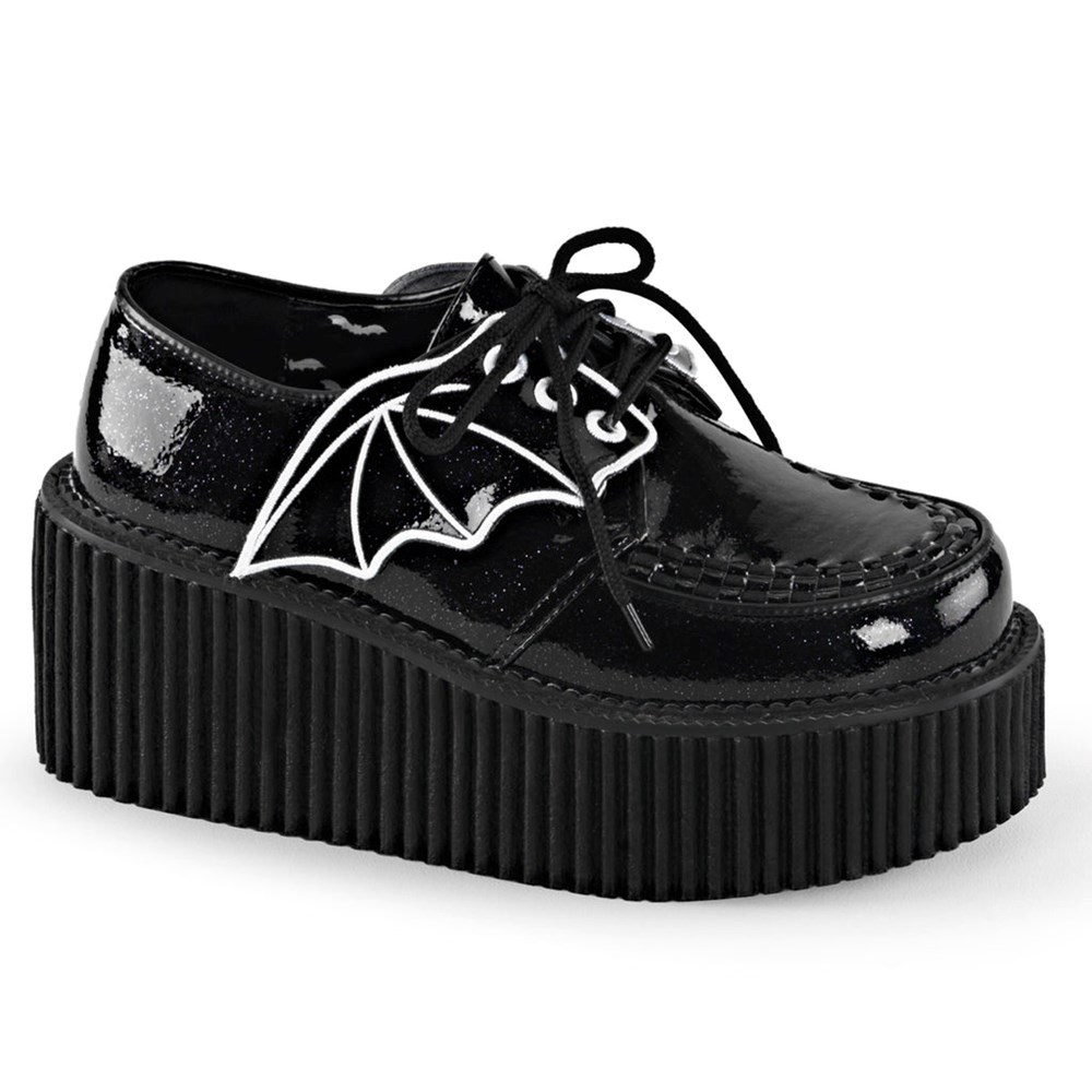 Scarpe Creepers Demonia Creepers Shoes 205 Donna Nere | YC3417690