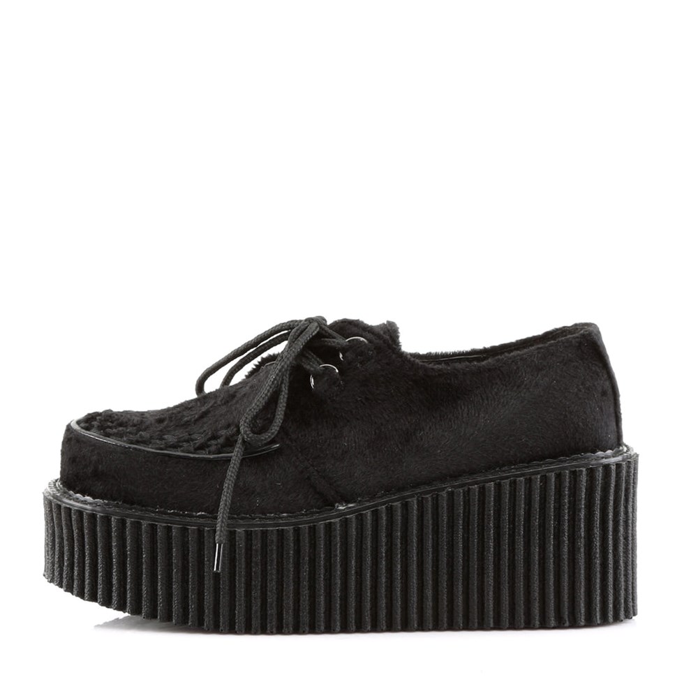 Scarpe Creepers Demonia Creepers Shoes 202 Donna Nere | YC7943821