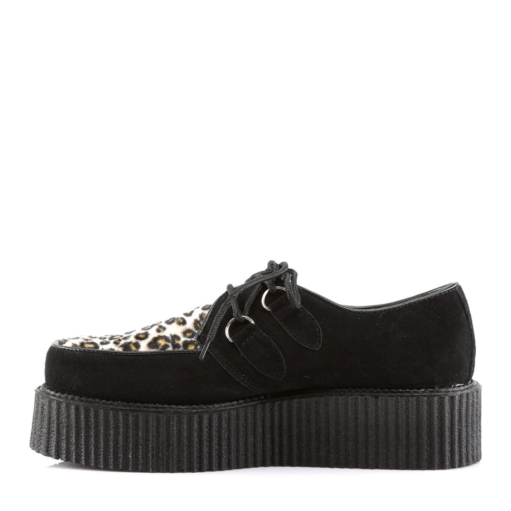 Scarpe Creepers Demonia Creepers Shoes 400 Donna Nere | VM7250689