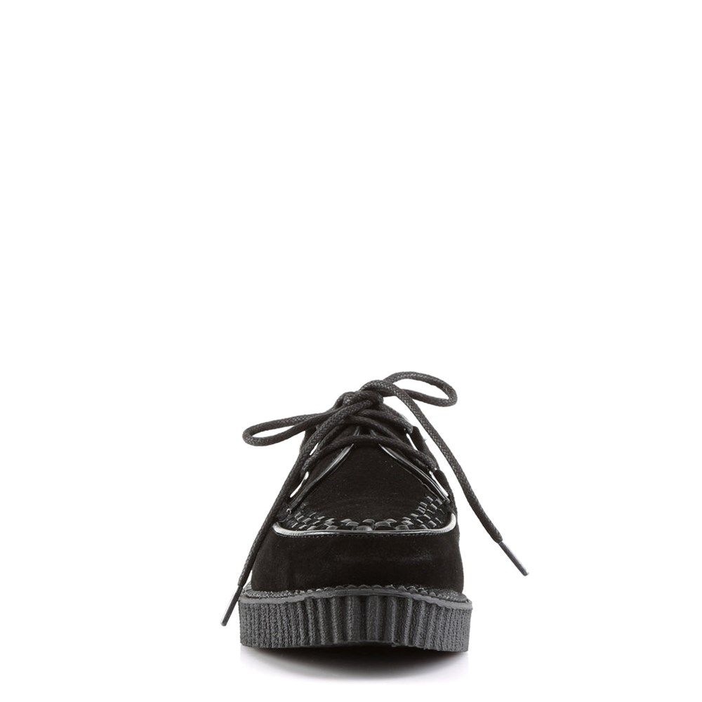 Scarpe Creepers Demonia Creepers Shoes 602S Donna Nere | DH1598627