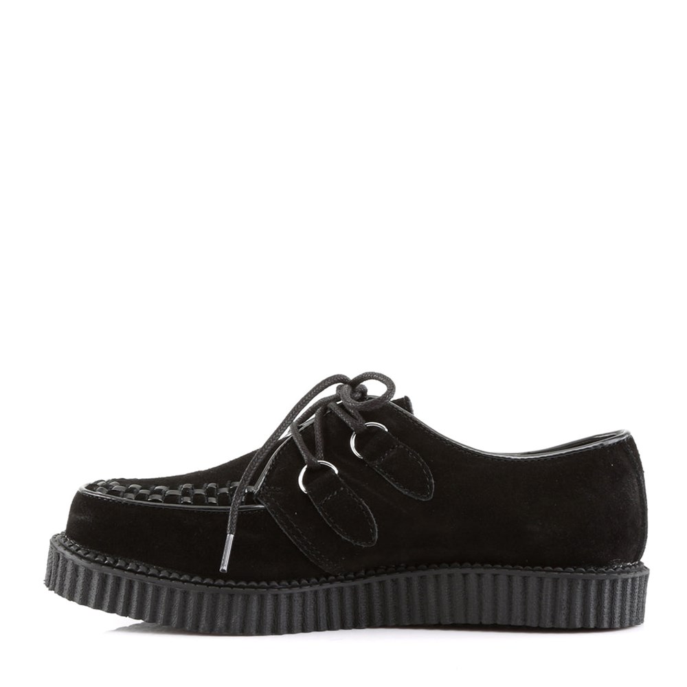 Scarpe Creepers Demonia Creepers Shoes 602S Donna Nere | DH1598627