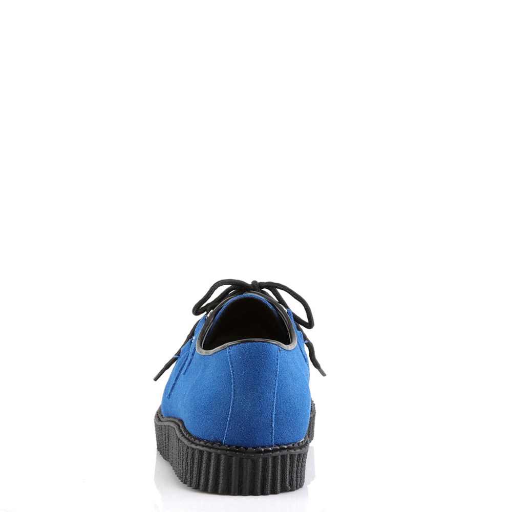 Scarpe Creepers Demonia Creepers Shoes 602S Donna Blu | LY5173806