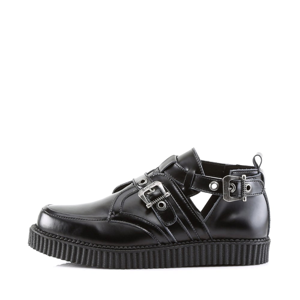 Scarpe Creepers Demonia Creepers Shoes 615 Donna Nere | PM1832650