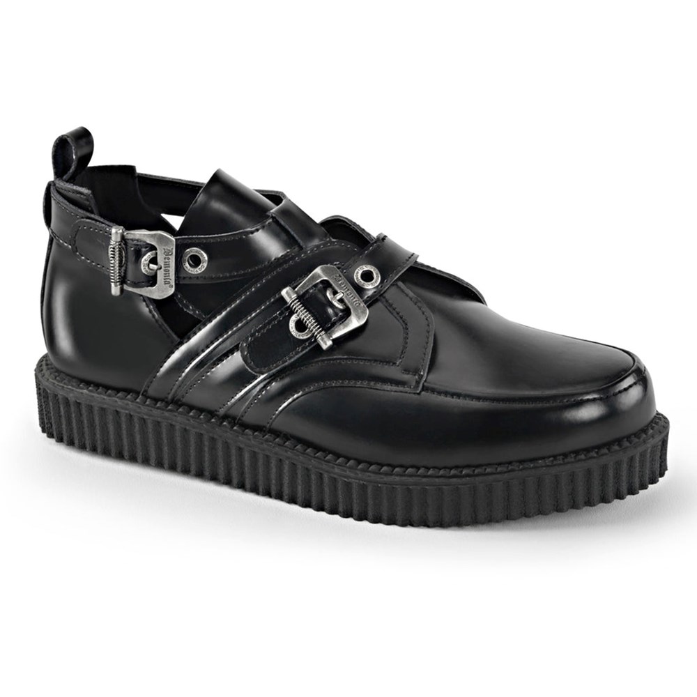 Scarpe Creepers Demonia Creepers Shoes 615 Donna Nere | PM1832650