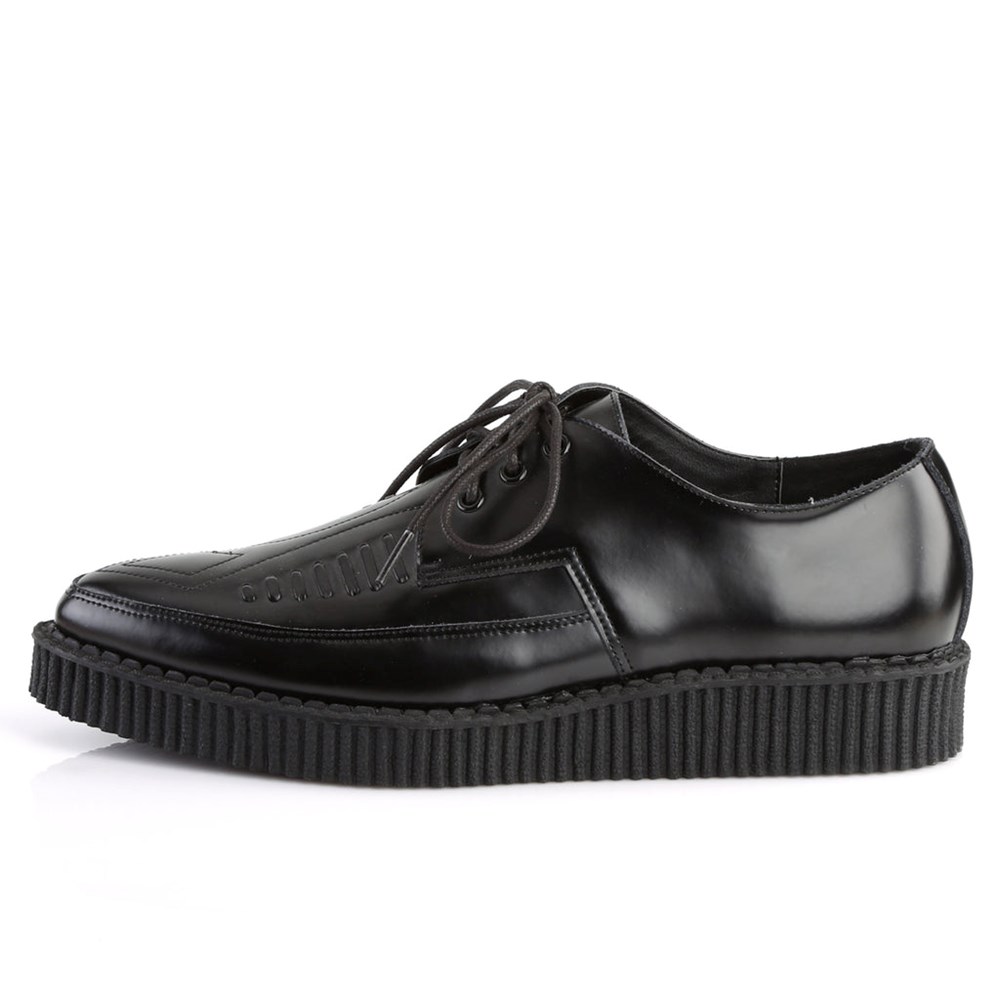 Scarpe Creepers Demonia Creepers Shoes 712 Donna Nere | VI2057189