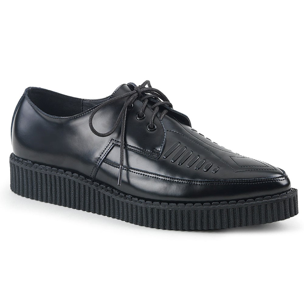 Scarpe Creepers Demonia Creepers Shoes 712 Donna Nere | VI2057189