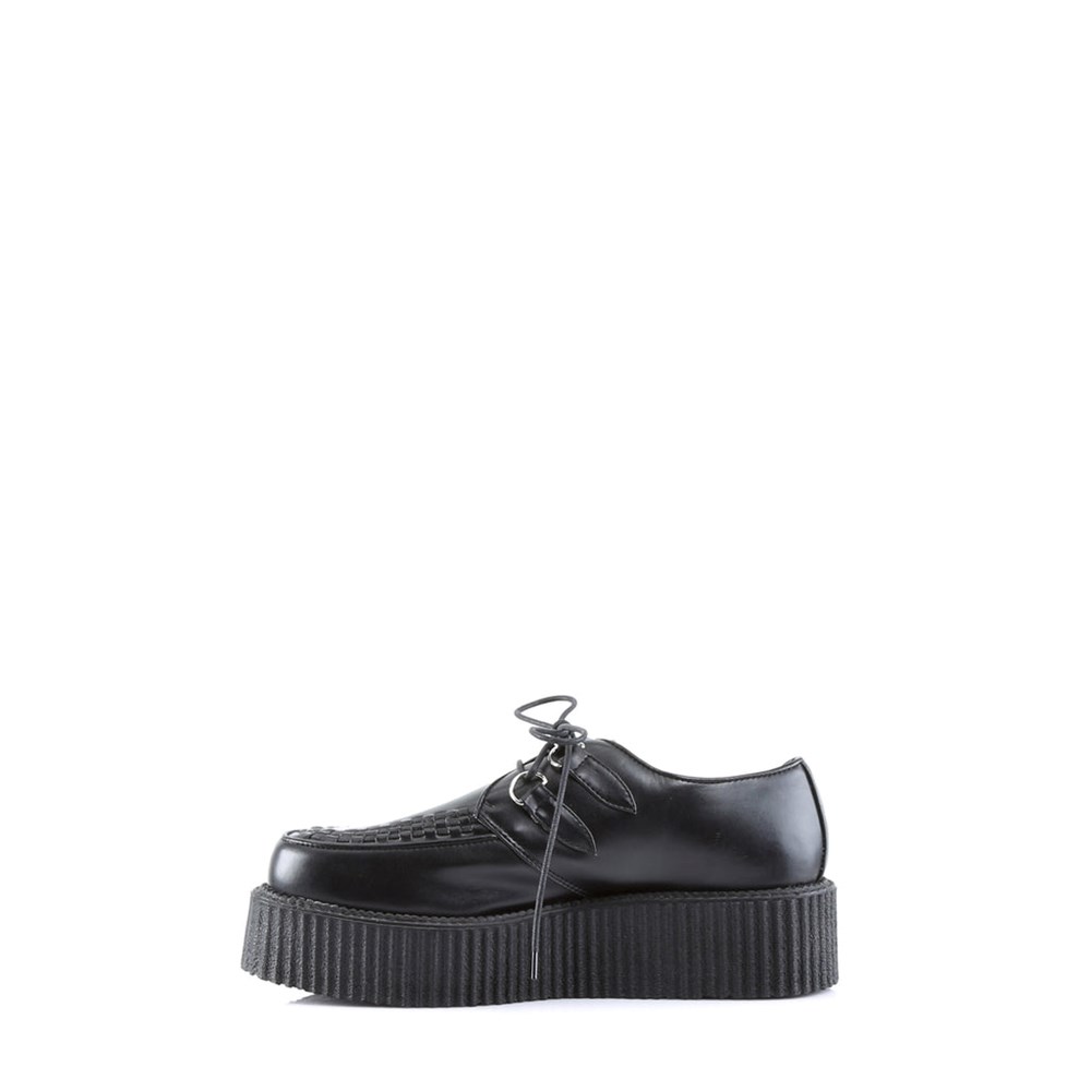 Scarpe Creepers Demonia V Creepers Shoes 502 Donna Nere | MP8140275