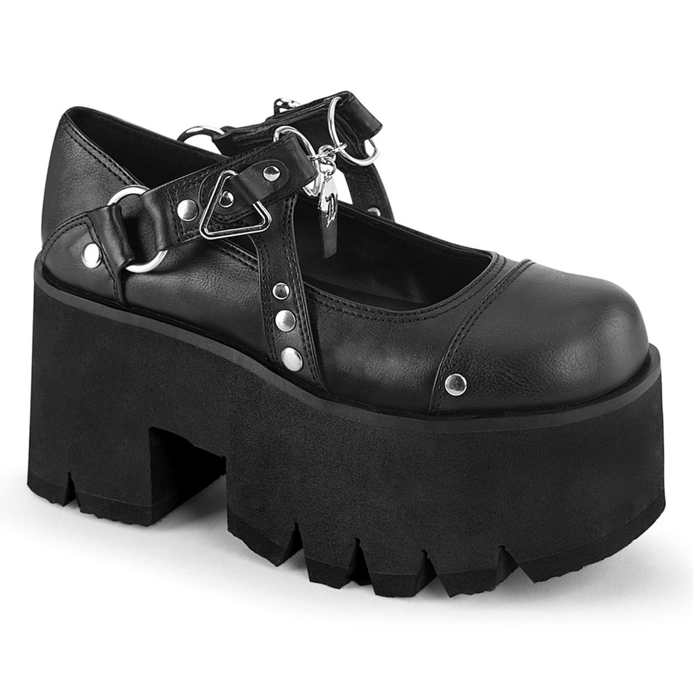 Scarpe Platform Demonia Ashes 33 Donna Nere | AX8021357