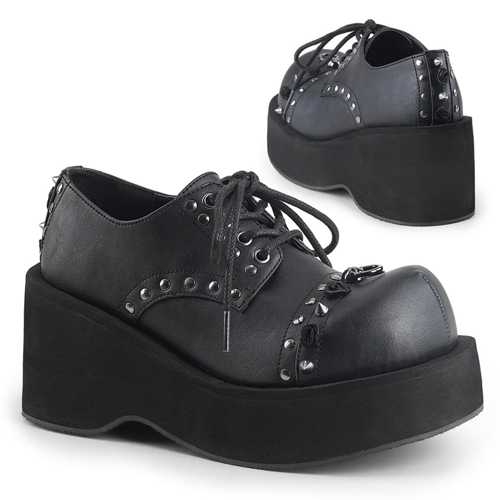 Scarpe Platform Demonia Dank 110 Donna Nere | TK7624985