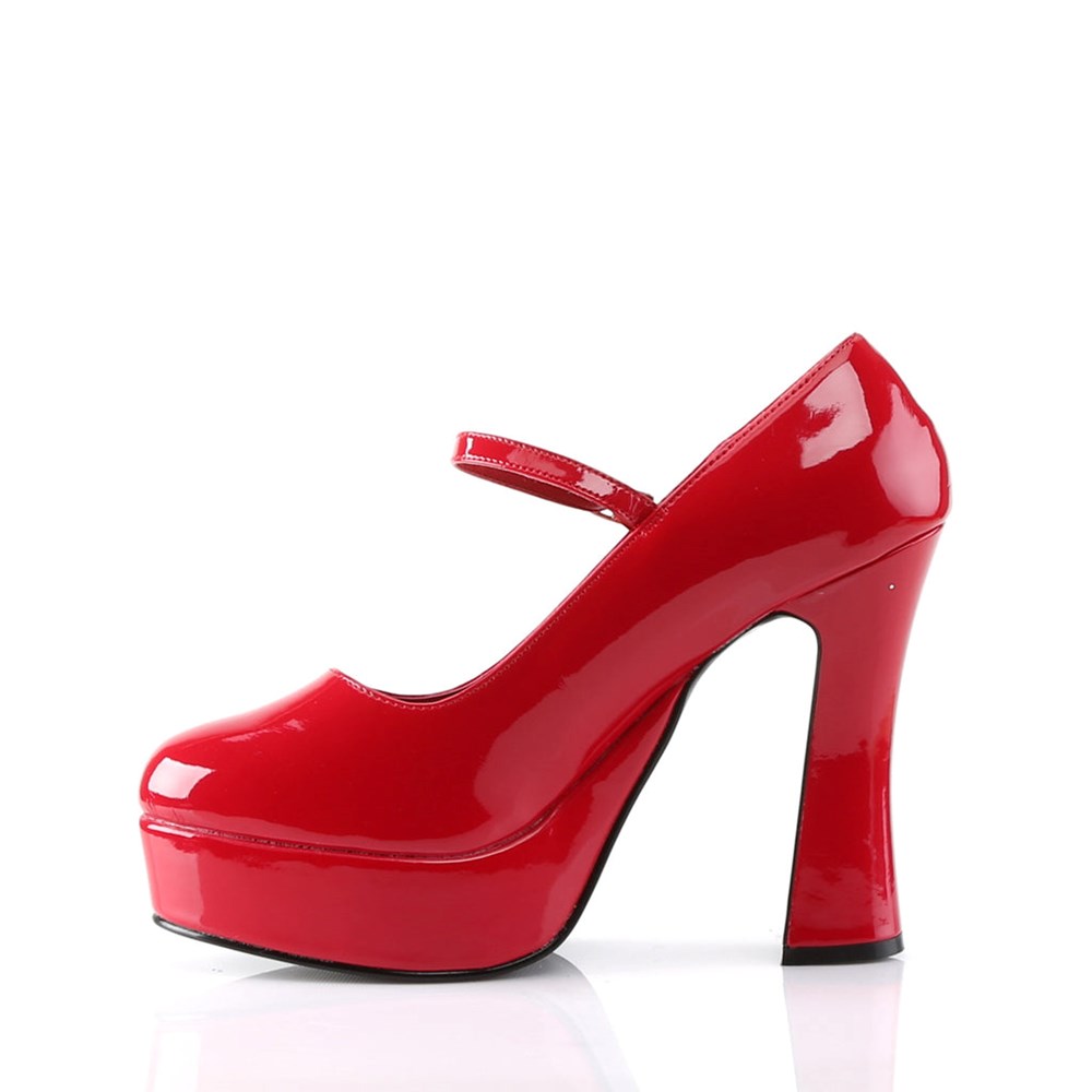 Scarpe Platform Demonia Dolly 50 Donna Rosse | LG7321608