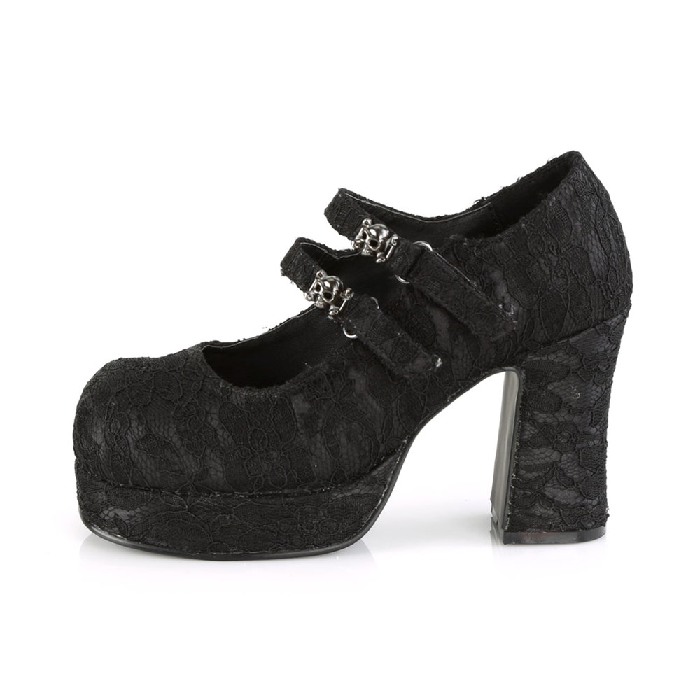 Scarpe Platform Demonia Gothika 09 Donna Nere | XZ1587264