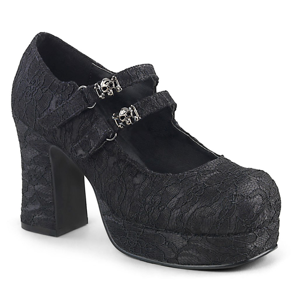 Scarpe Platform Demonia Gothika 09 Donna Nere | XZ1587264