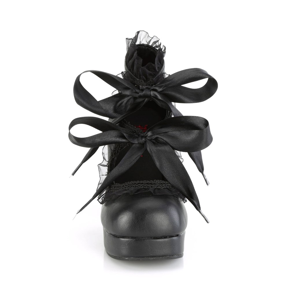 Scarpe Platform Demonia Gothika 53 Donna Nere | XY3712985