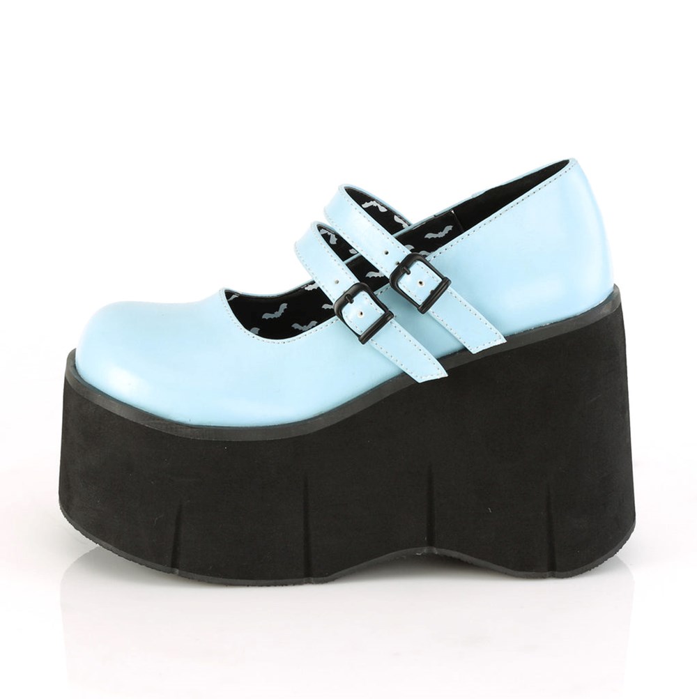 Scarpe Platform Demonia Kera 08 Donna Blu | VL0716349