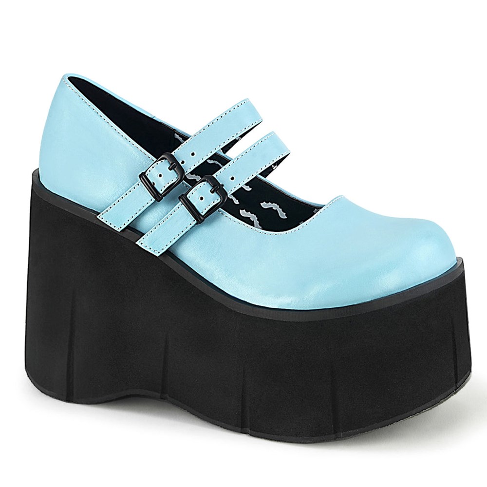 Scarpe Platform Demonia Kera 08 Donna Blu | VL0716349