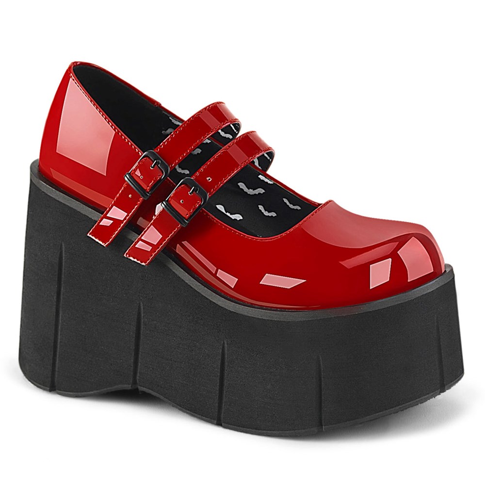 Scarpe Platform Demonia Kera 08 Donna Rosse | UH7593826