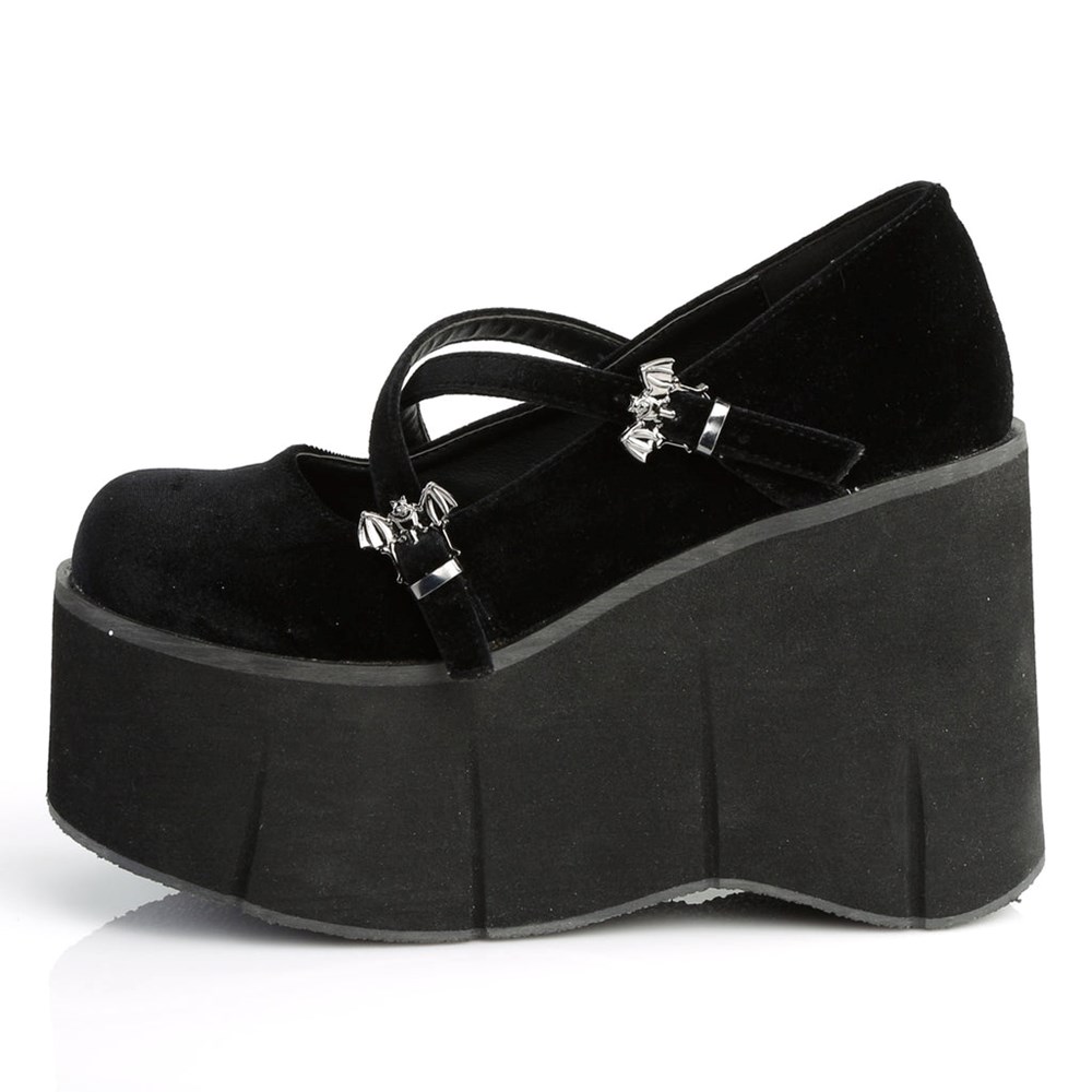 Scarpe Platform Demonia Kera 10 Donna Nere | WC5219730