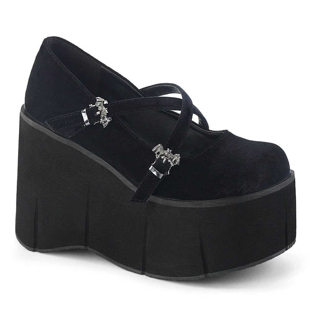 Scarpe Platform Demonia Kera 10 Donna Nere | WC5219730