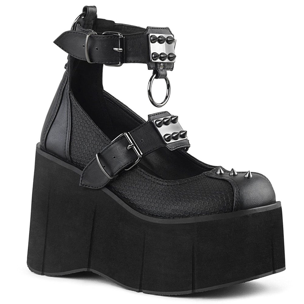 Scarpe Platform Demonia Kera 12 Donna Nere | YQ6730845