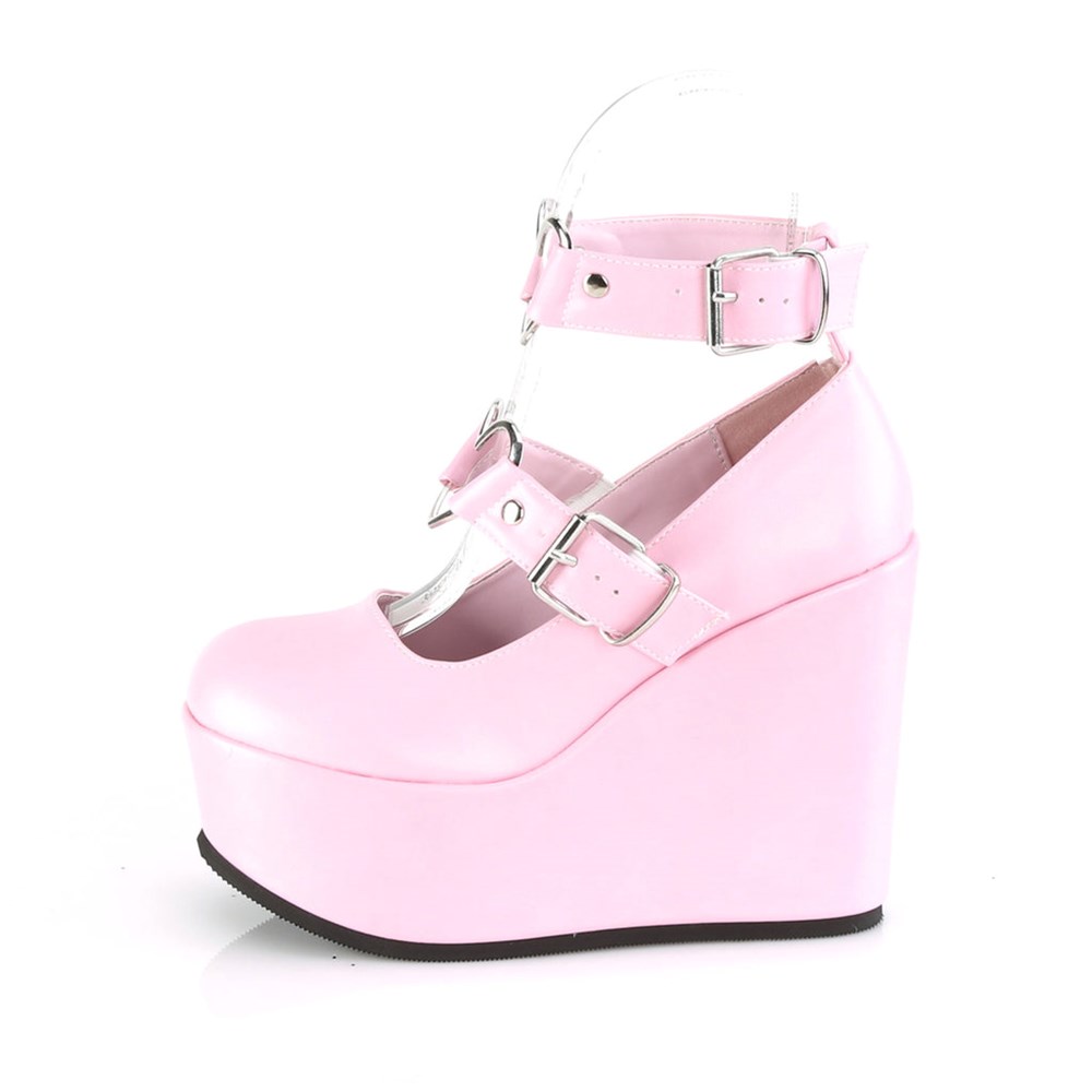 Scarpe Platform Demonia Poison 99 2 Donna Rosa | VX0723845