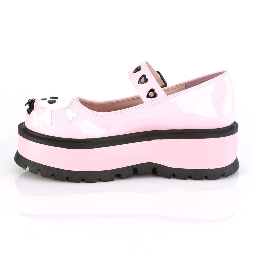 Scarpe Platform Demonia Slacker 27 Donna Rosa | RO6234987