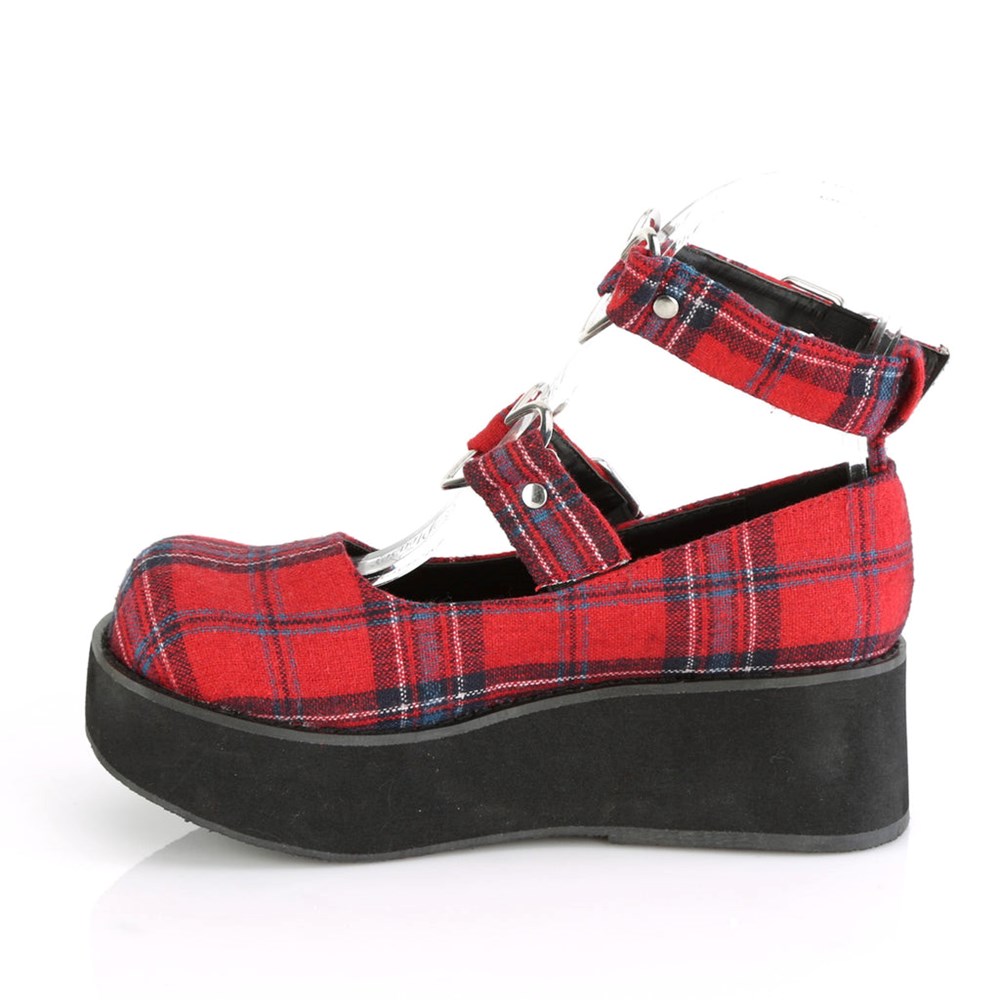 Scarpe Platform Demonia Sprite 02 Donna Rosse | OH2309476