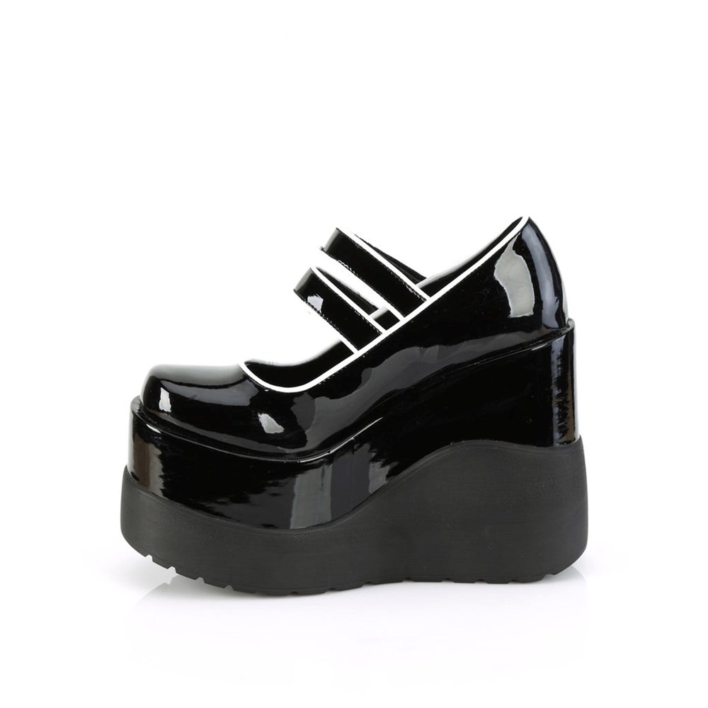 Scarpe Platform Demonia Void 37 Donna Nere | DB8105762