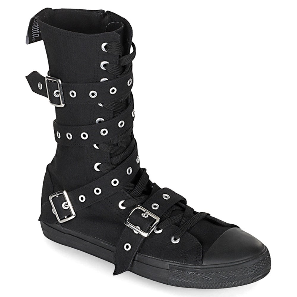 Sneakers Demonia Deviant 204 Donna Nere | XG4793815