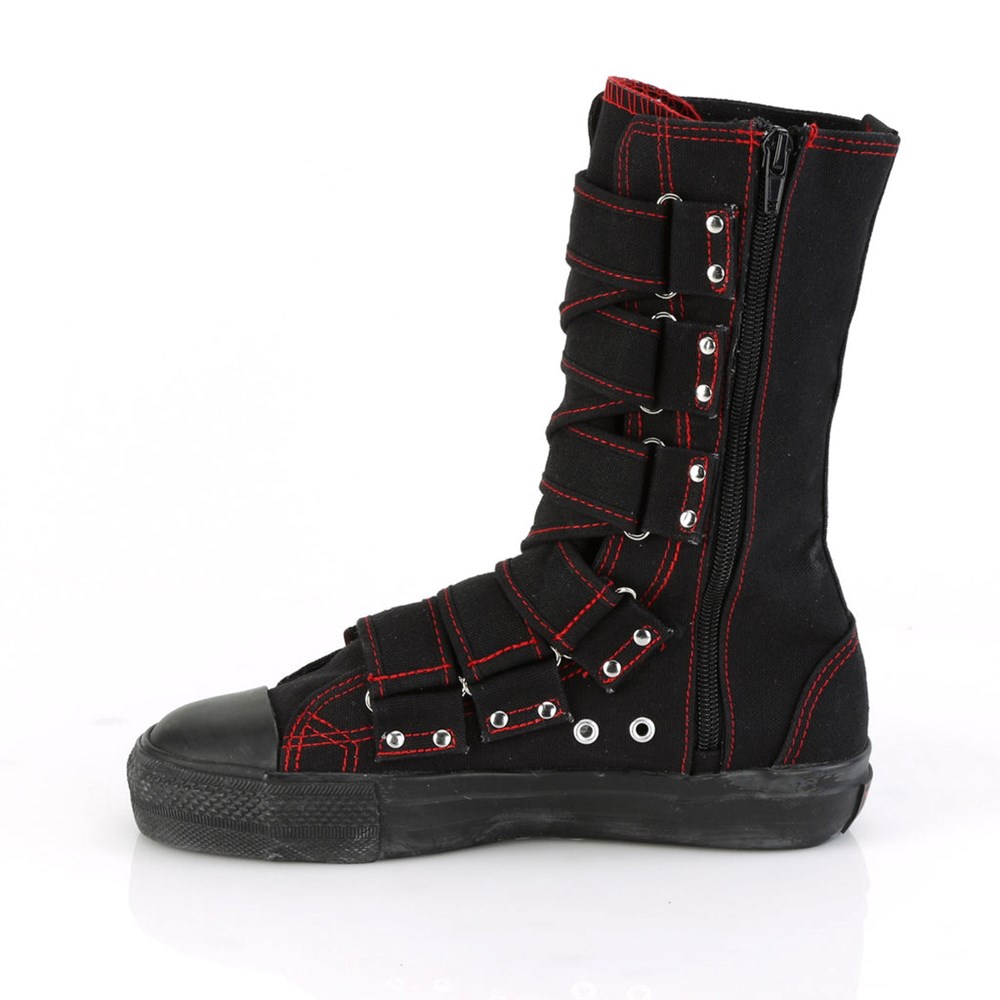 Sneakers Demonia Deviant 207 Donna Nere | QA6487132