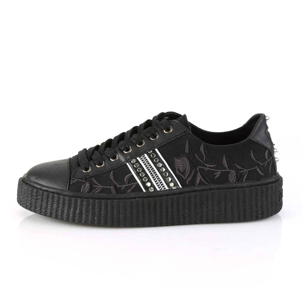 Sneakers Demonia Sneeker 106 Donna Nere | XS9067841