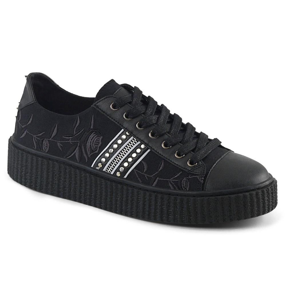 Sneakers Demonia Sneeker 106 Donna Nere | XS9067841