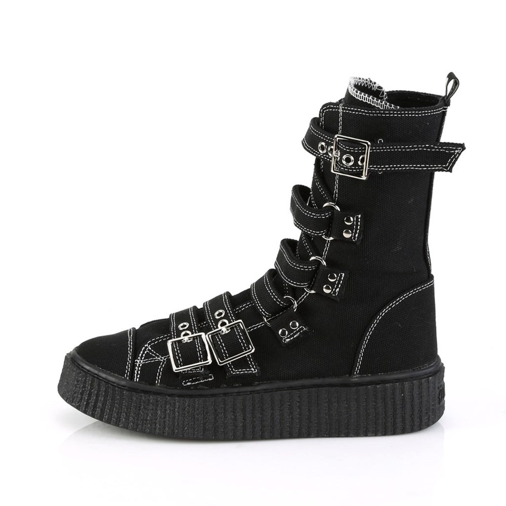 Sneakers Demonia Sneeker 318 Donna Nere | IQ4289076