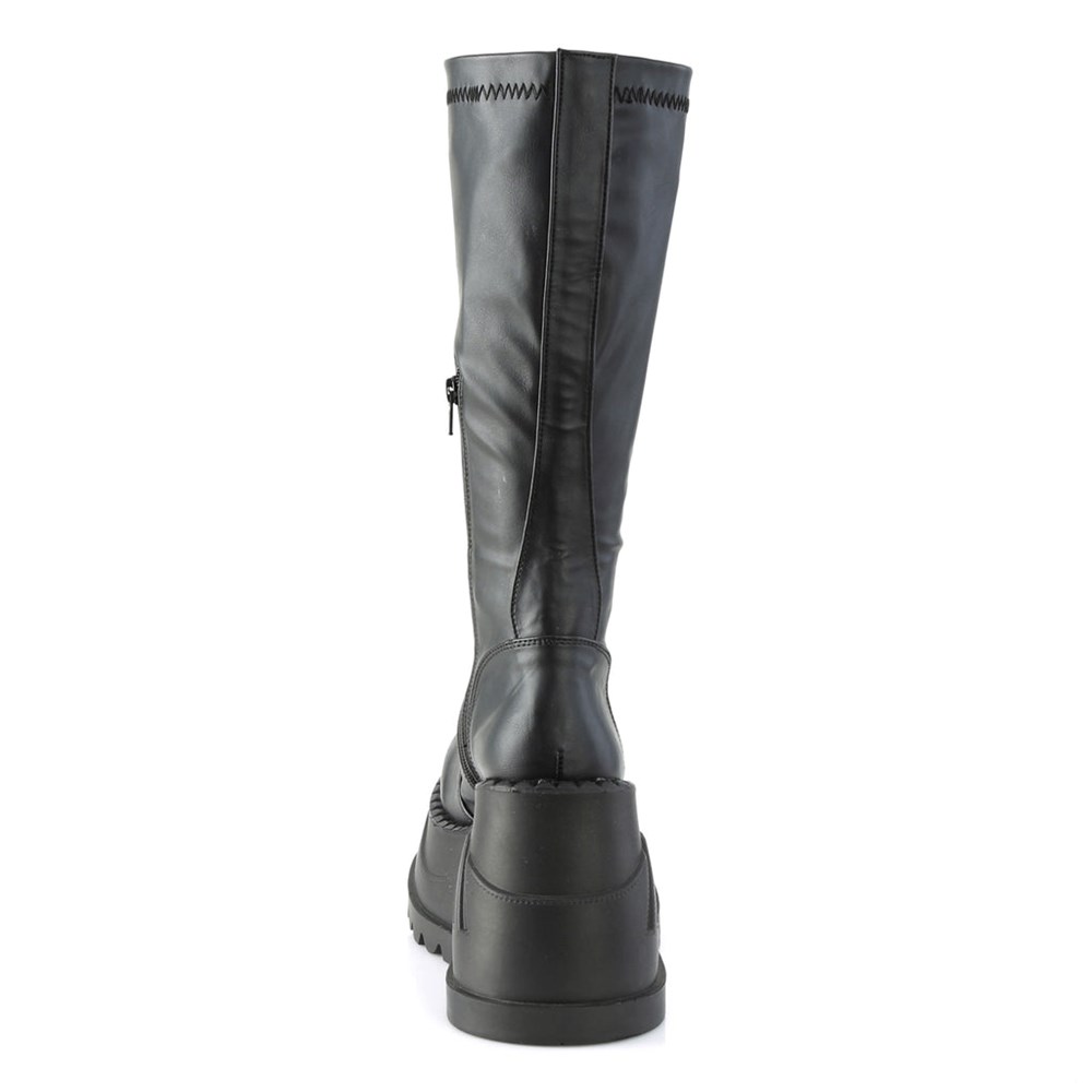 Stivaletti Demonia Stomp 200 Donna Nere | YU3071685