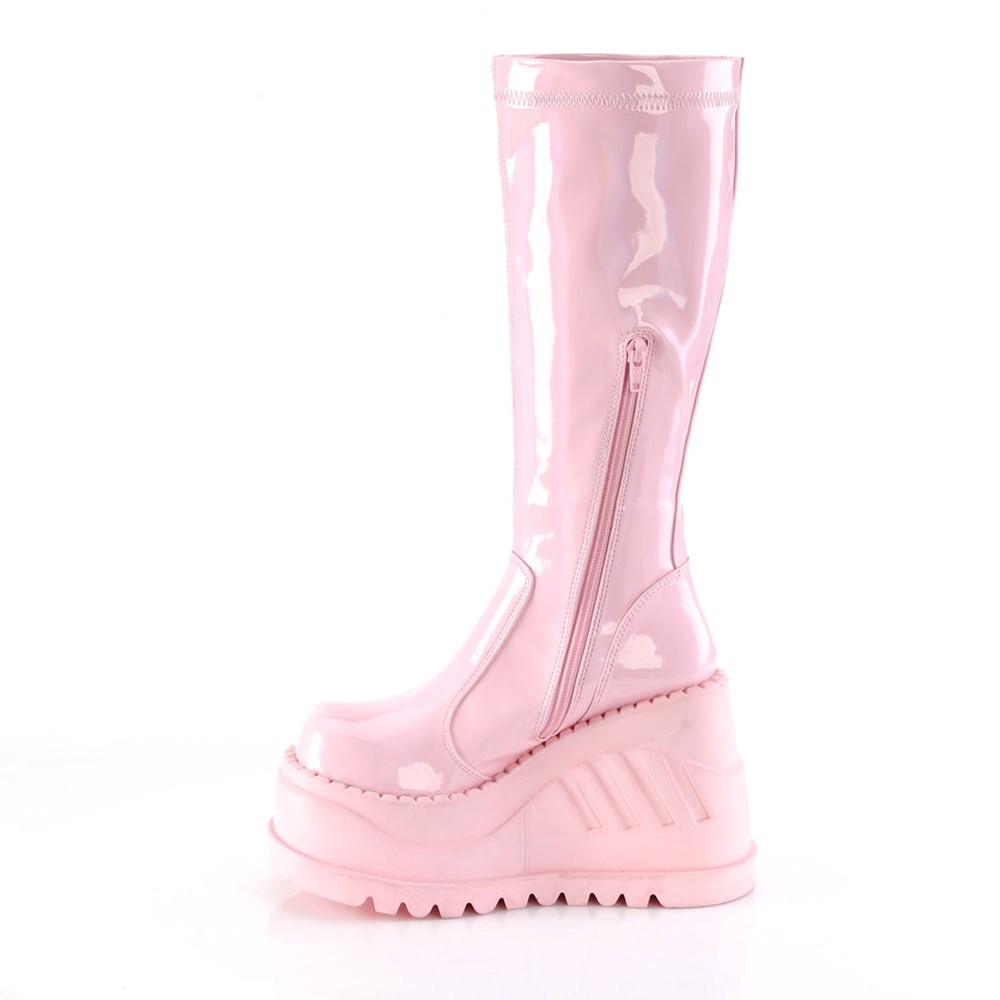 Stivaletti Demonia Stomp 200 Donna Rosa | BF3927581