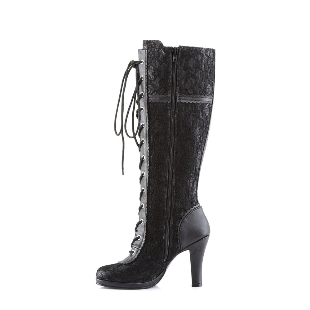 Stivali Ginocchio Demonia Glam 240 Donna Nere | EI6901435